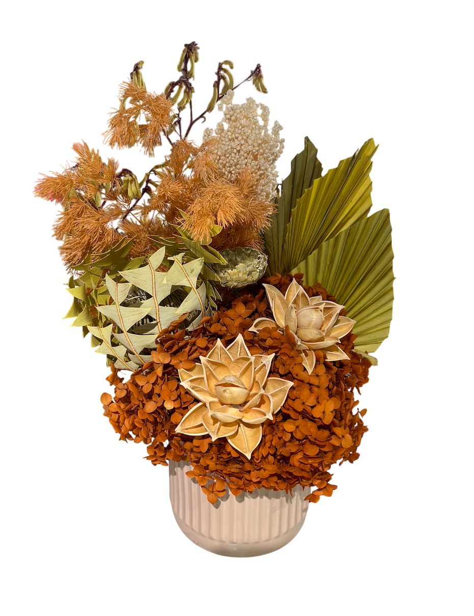 Autumn - Dried Flower Vase Arrangement