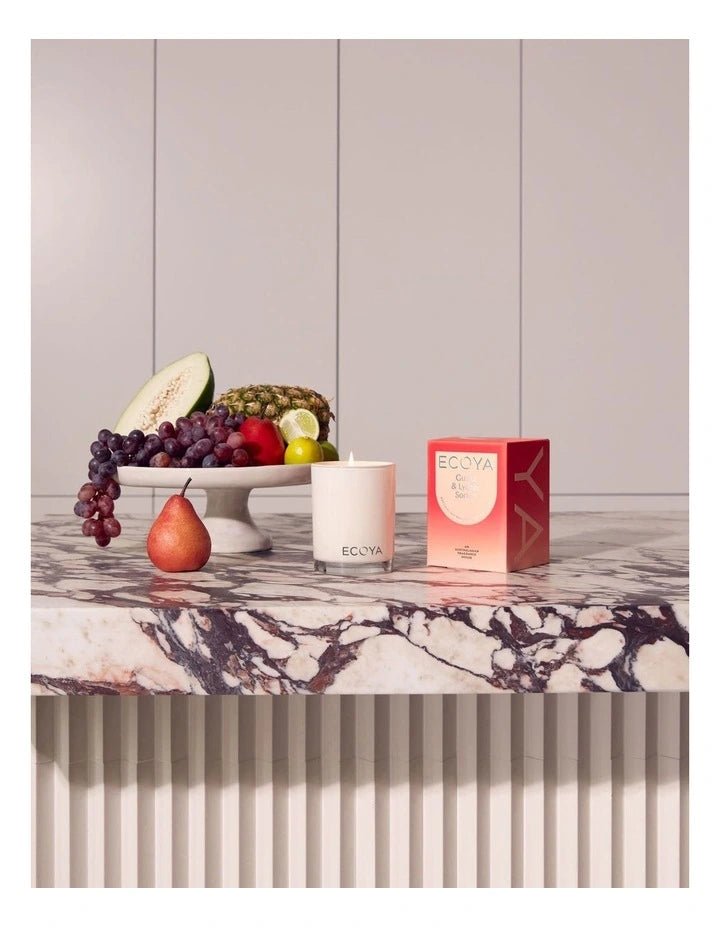 Guava & Lychee Sorbet Candle (2 Sizes) - Casey Florist Co