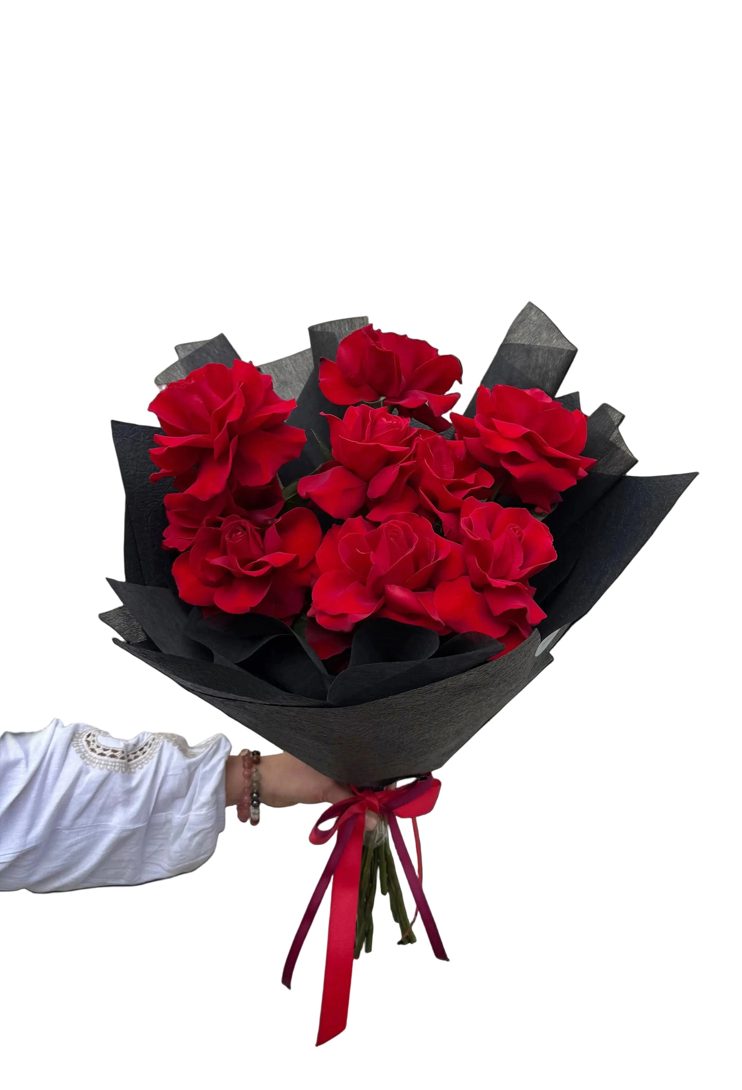 Reflexed Roses En Masse Bouquet