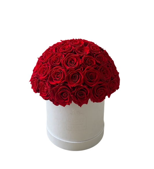 Round Everlasting Rose Box