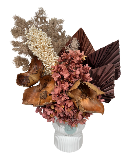 Cocoa - Dried Flower Vase Arrangement