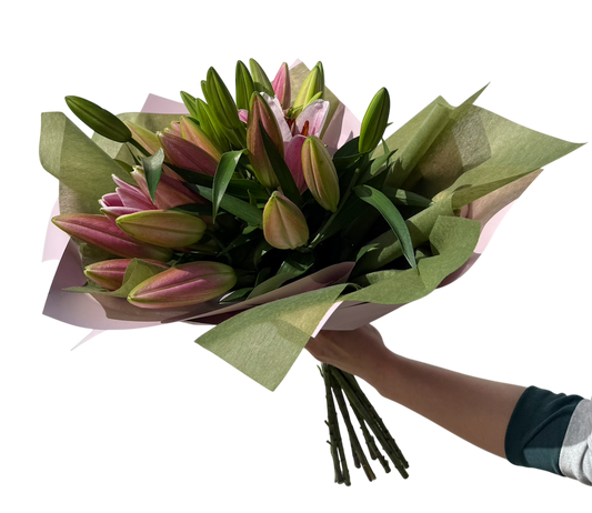 The Classic Oriental Lilly Bouquet