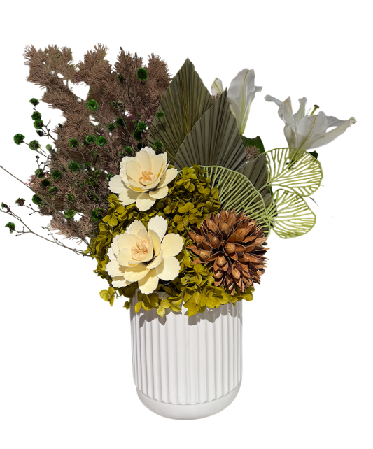 Amelia - Dried Flower Vase Arrangement