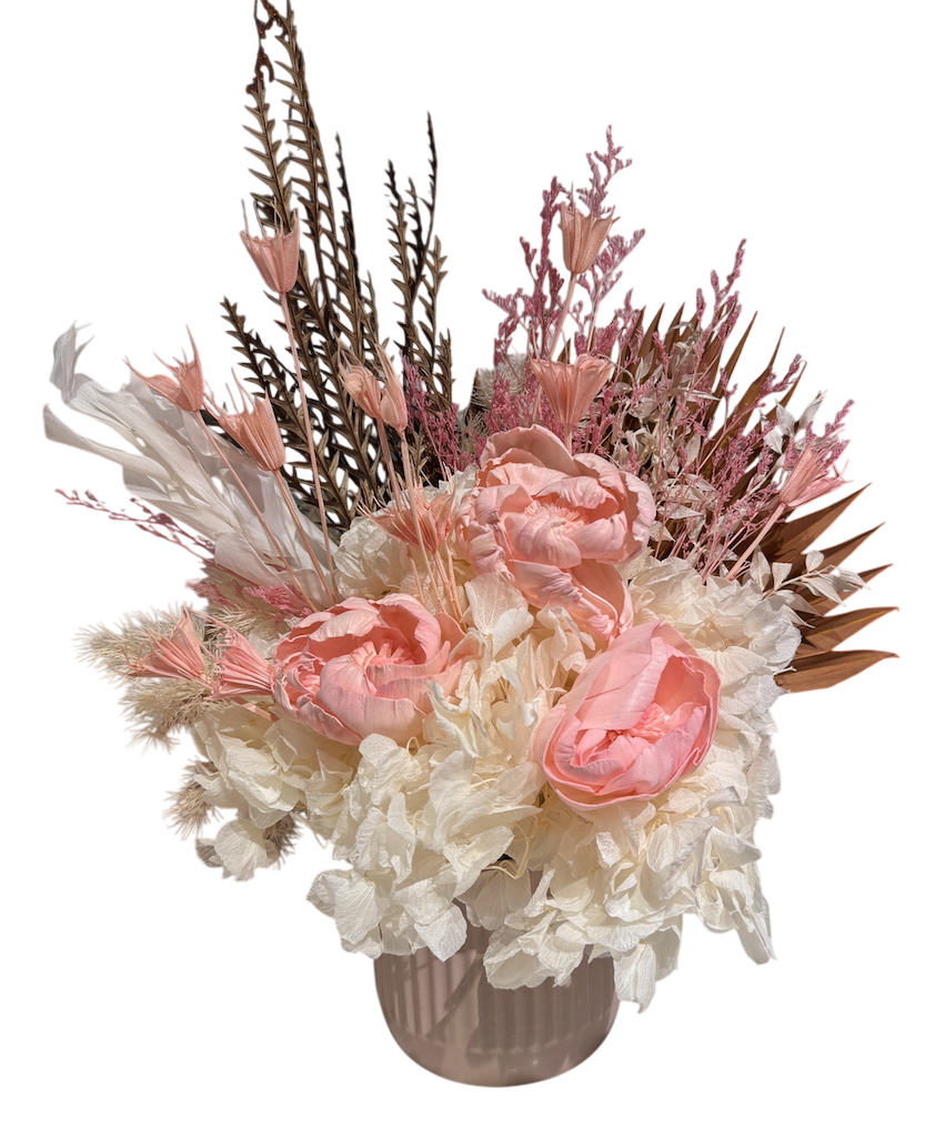 Fairyfloss - Dried Flower Vase Arrangement