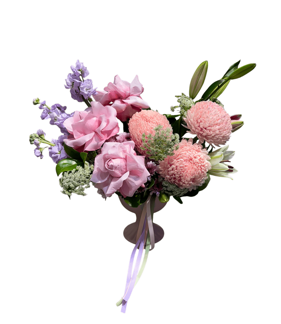 'Charlotte' Bespoke Flower Vase Arrangement - Casey Florist Co