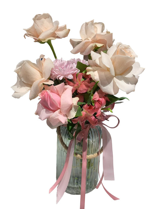 Classic Seasonal Flower Jar Posy - Casey Florist Co