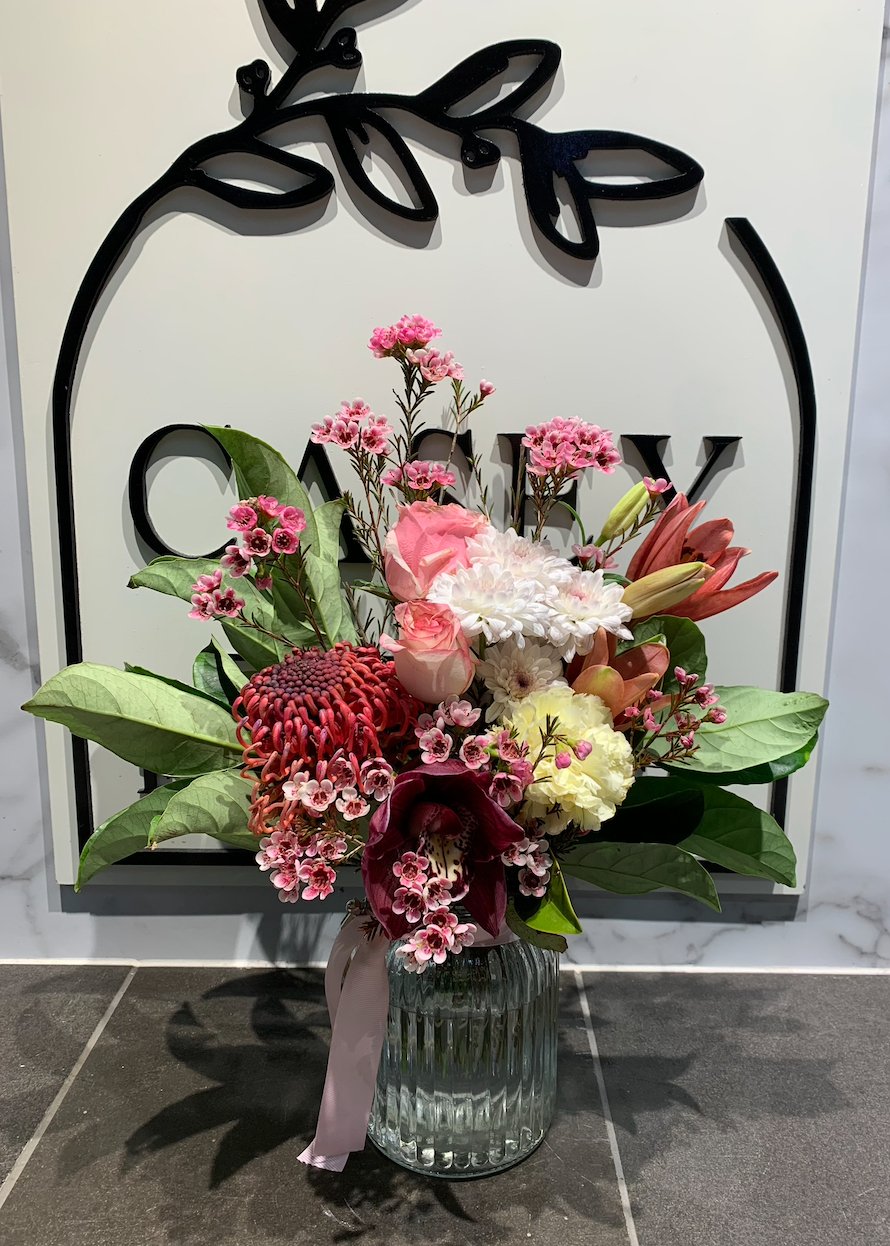 Classic Seasonal Flower Jar Posy - Casey Florist Co