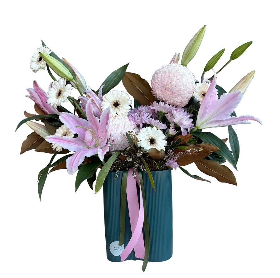 'Infinity' Bespoke Flower Vase Arrangement - Casey Florist Co