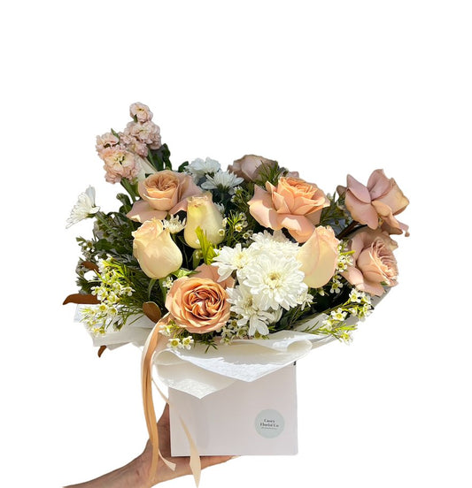 The Seasonal Boxed Arrangement - Medium - Casey Florist Co
